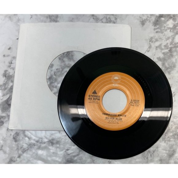 Silver Blue Tennessee Waltz / Good Vibrations 45 Disco Funk 1978 Epic 8-50559 - Picture 3 of 6